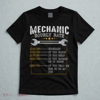 Mechanic Hourly Rate Car Mechatronics Engineer Profession Car Gift T-Shirt thumb 5