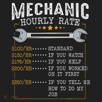 Mechanic Hourly Rate Car Mechatronics Engineer Profession Car Gift Beanie thumb 2