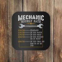 Mechanic Hourly Rate Car Mechatronics Engineer Profession Car Gift Coaster thumb 0