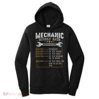 Mechanic Hourly Rate Car Mechatronics Engineer Profession Car Gift Women's Hoodie thumb 0