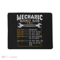 Mechanic Hourly Rate Car Mechatronics Engineer Profession Car Gift Mousepad thumb 0