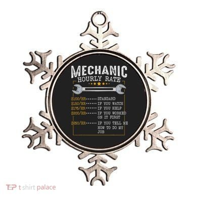 Mechanic Hourly Rate Car Mechatronics Engineer Profession Car Gift Ornament