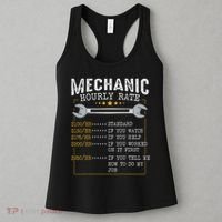 Mechanic Hourly Rate Car Mechatronics Engineer Profession Car Gift Women's Tank Top thumb 3