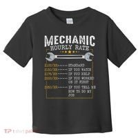 Mechanic Hourly Rate Car Mechatronics Engineer Profession Car Gift Toddler T-Shirt thumb 0