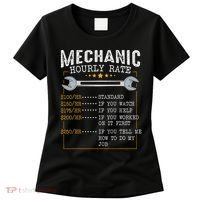 Mechanic Hourly Rate Car Mechatronics Engineer Profession Car Gift Women's T-Shirt thumb 0