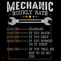 Mechanic Hourly Rate Car Mechatronics Engineer Profession Car Gift Kids Sweatshirt thumb 2