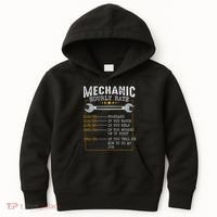 Mechanic Hourly Rate Car Mechatronics Engineer Profession Car Gift Kids Hoodie thumb 0