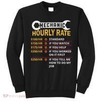 Mechanic Hourly Rate For Mechanic And Car Lover Sweatshirt thumb 0