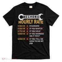 Mechanic Hourly Rate For Mechanic And Car Lover T-Shirt thumb 0