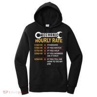 Mechanic Hourly Rate For Mechanic And Car Lover Women's Hoodie thumb 0