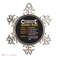 Mechanic Hourly Rate For Mechanic And Car Lover Ornament thumb 0