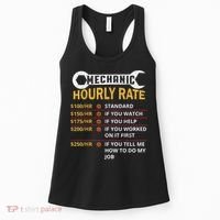 Mechanic Hourly Rate For Mechanic And Car Lover Women's Tank Top thumb 0