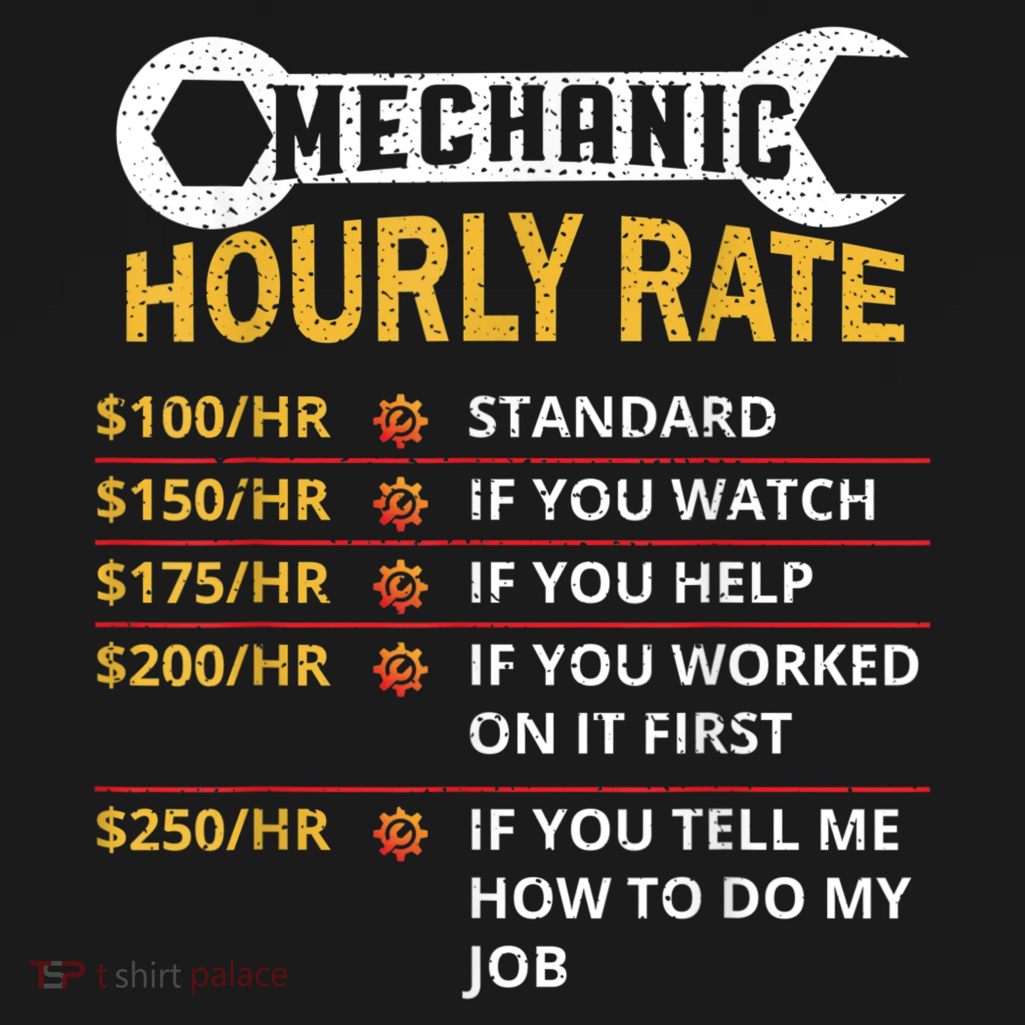 Mechanic Hourly Rate For Mechanic And Car Lover Women's Tank Top