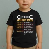 Mechanic Hourly Rate For Mechanic And Car Lover Toddler T-Shirt thumb 2