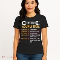Mechanic Hourly Rate For Mechanic And Car Lover Women's T-Shirt thumb 4