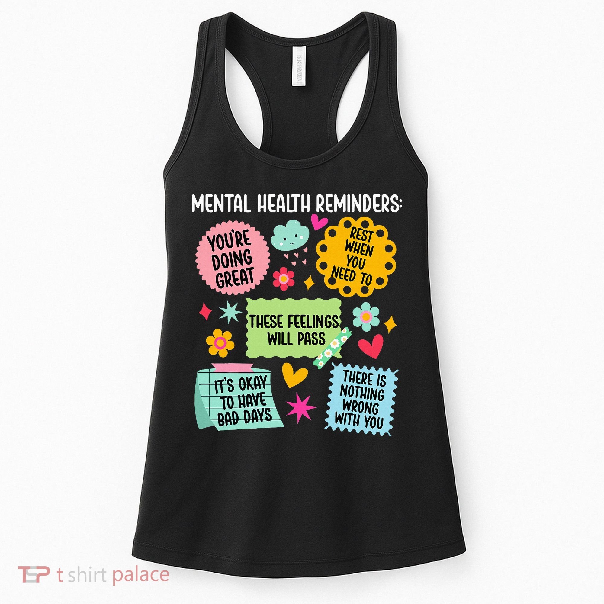 Mental Health Reminders Mental Health Awareness Month Women's Tank Top