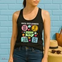 Mental Health Reminders Mental Health Awareness Month Women's Tank Top thumb 2
