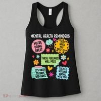 Mental Health Reminders Mental Health Awareness Month Women's Tank Top thumb 3