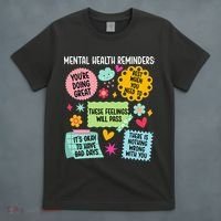 Mental Health Reminders Mental Health Awareness Month T-Shirt thumb 4