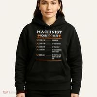 Machinist Hourly Rate Machining Hoodie thumb 5