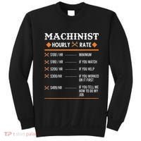 Machinist Hourly Rate Machining Sweatshirt thumb 0
