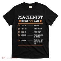 Machinist Hourly Rate Machining T-Shirt thumb 0
