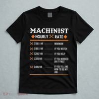 Machinist Hourly Rate Machining T-Shirt thumb 5