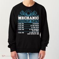 Mechanic Hourly Rate | Auto Mechanic Gifts Women's Sweatshirt thumb 0