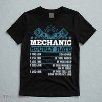 Mechanic Hourly Rate | Auto Mechanic Gifts T-Shirt thumb 5