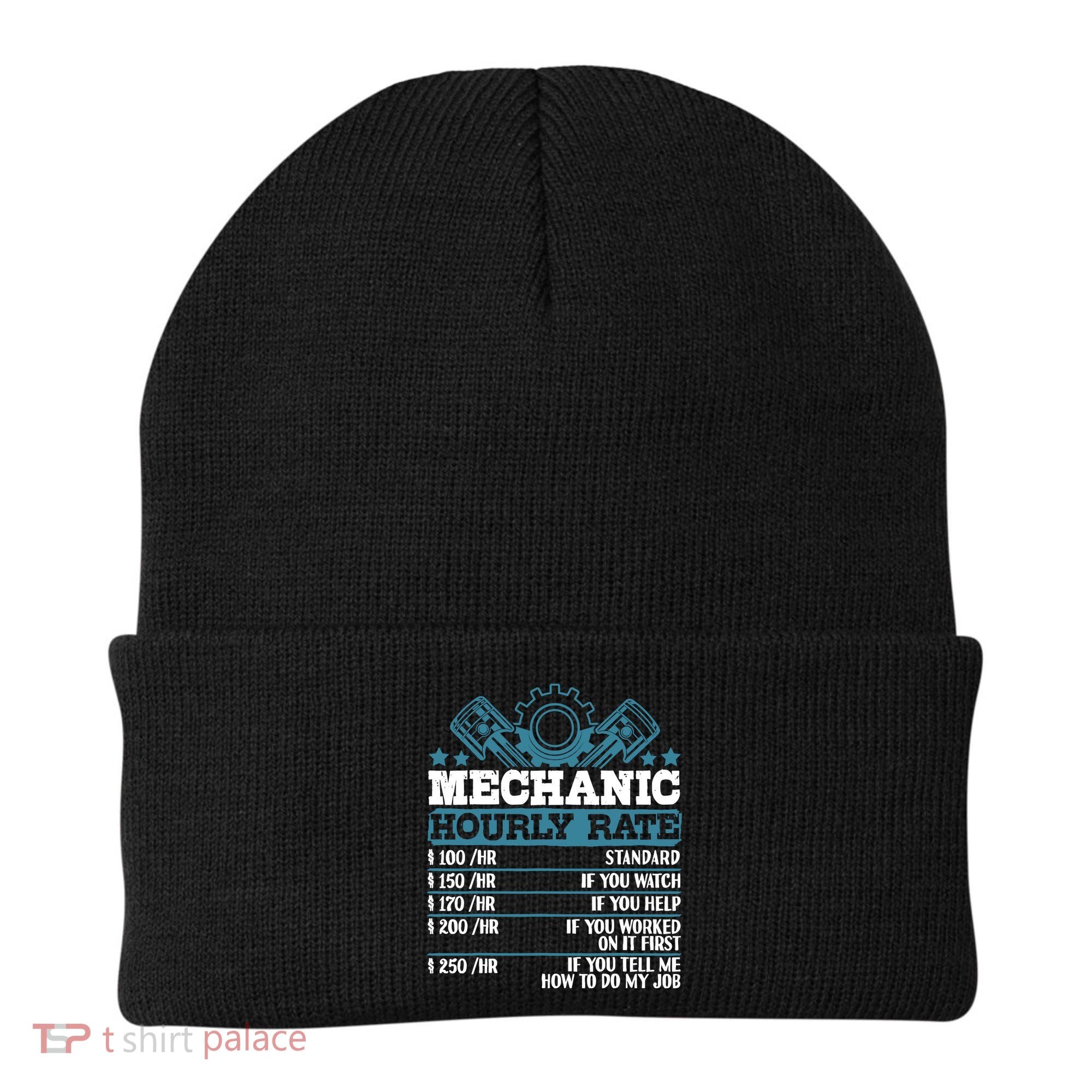 Mechanic Hourly Rate | Auto Mechanic Gifts Beanie