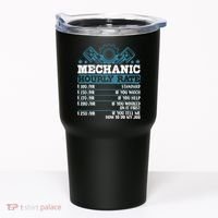 Mechanic Hourly Rate | Auto Mechanic Gifts Tumbler thumb 0