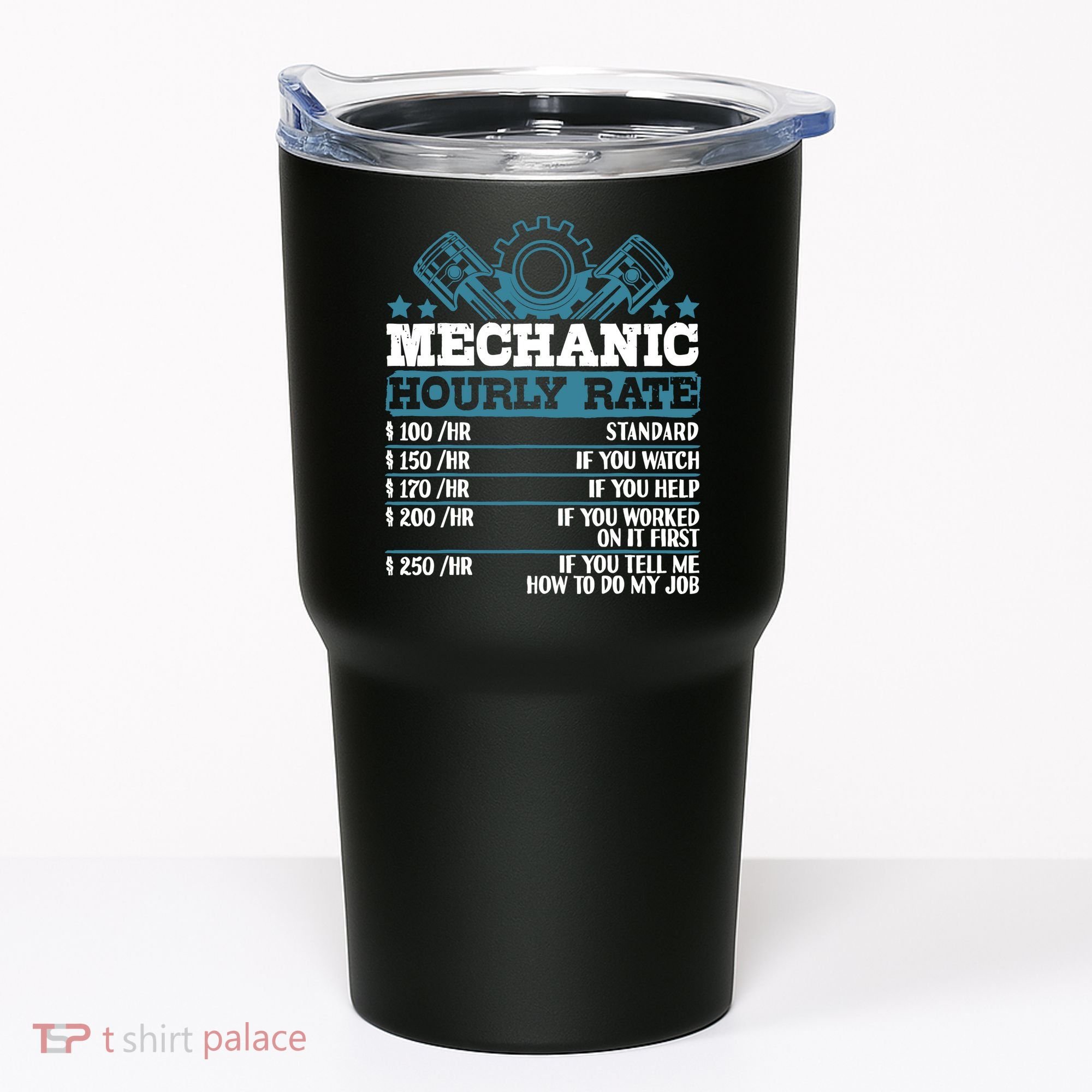 Mechanic Hourly Rate | Auto Mechanic Gifts Tumbler