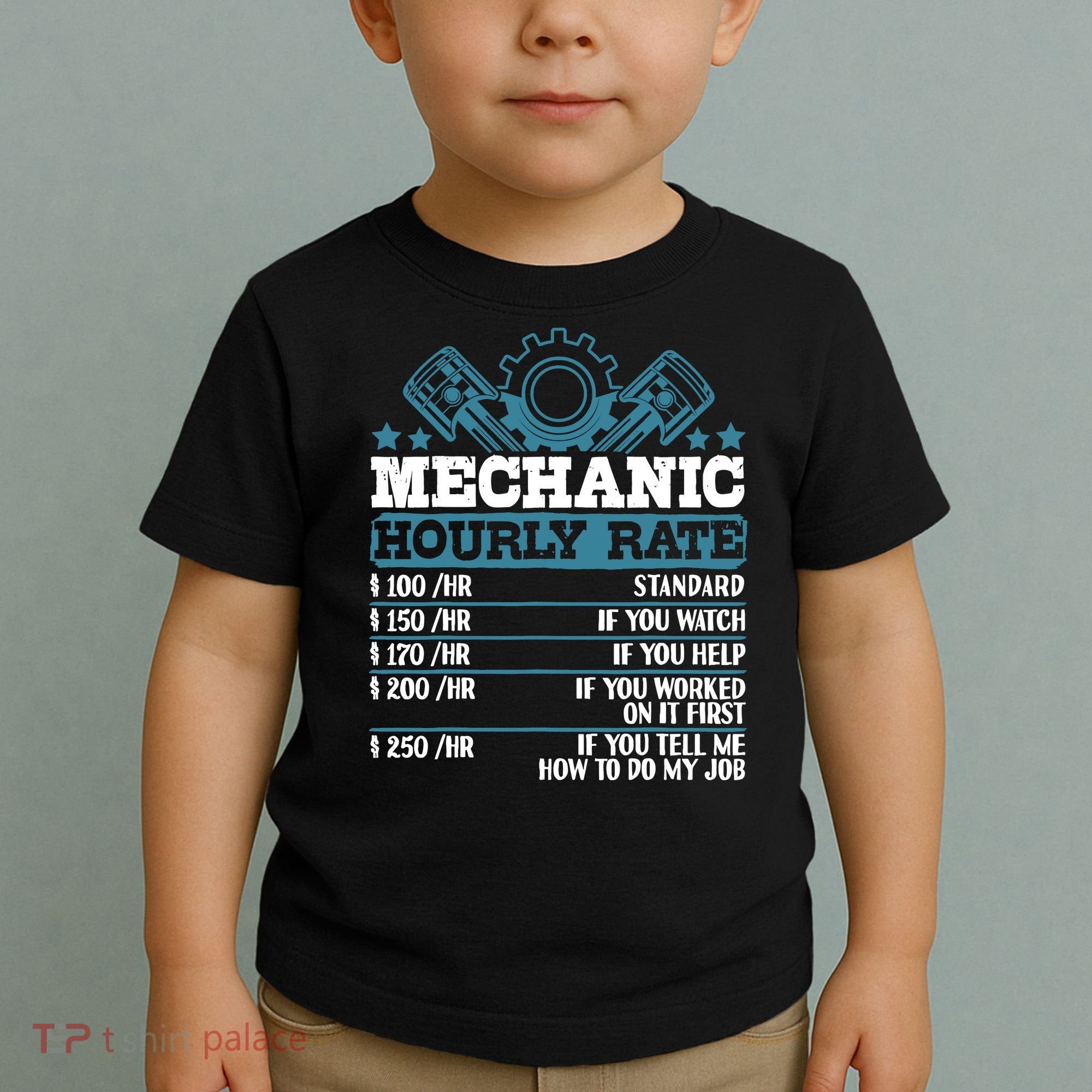 Mechanic Hourly Rate | Auto Mechanic Gifts Toddler T-Shirt