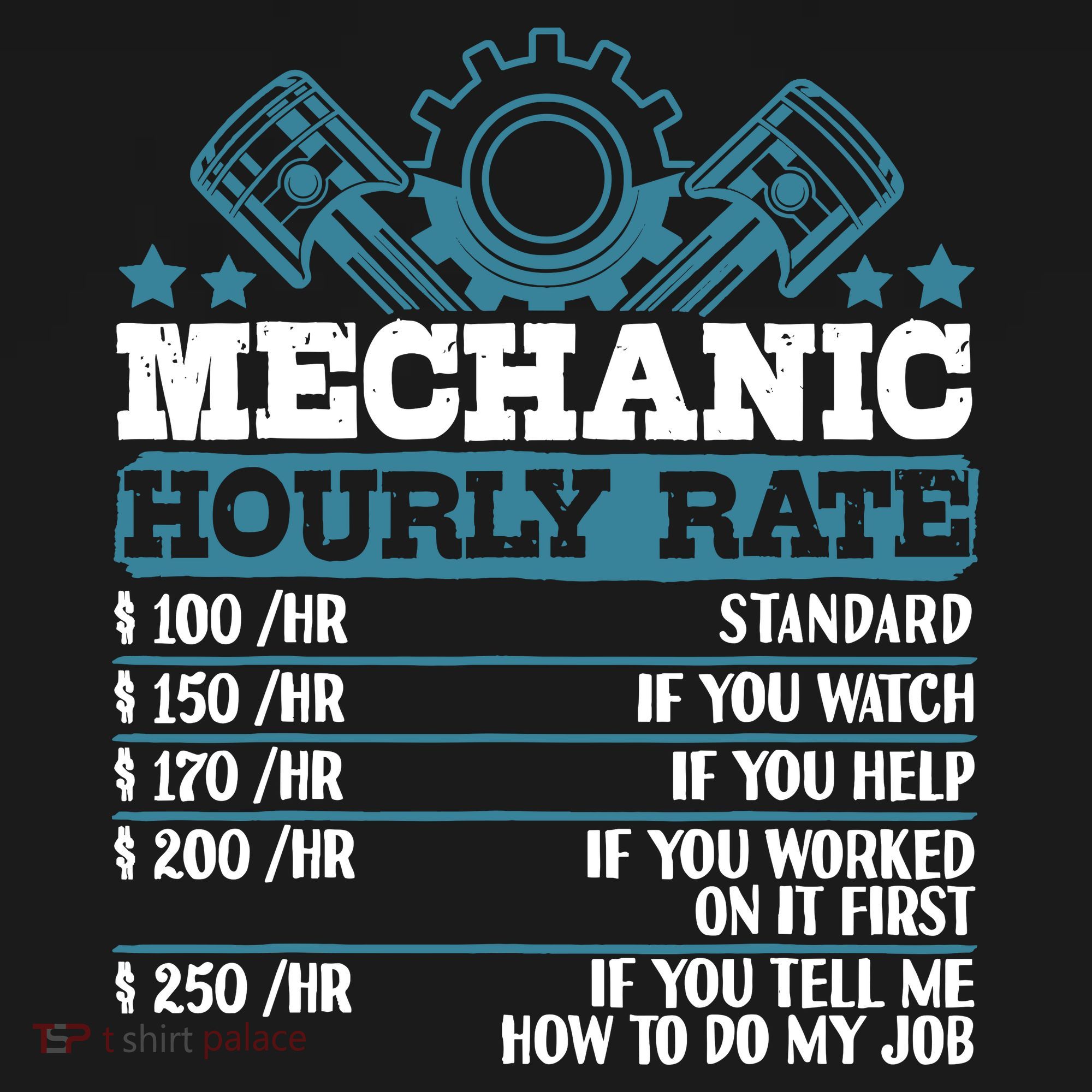 Mechanic Hourly Rate | Auto Mechanic Gifts Visor