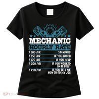 Mechanic Hourly Rate | Auto Mechanic Gifts Women's T-Shirt thumb 0
