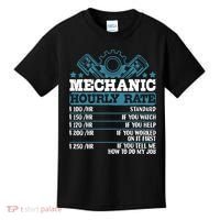 Mechanic Hourly Rate | Auto Mechanic Gifts Kids T-Shirt thumb 0