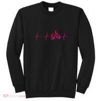 Motorcycle Heartbeat Sportbike Crotch Rocket Sweatshirt thumb 0