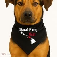 Maui Hawaii Strong Hawaii USA-Made Doggie Bandana thumb 1