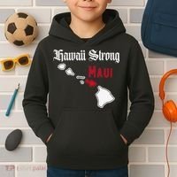 Maui Hawaii Strong Hawaii Kids Hoodie thumb 2