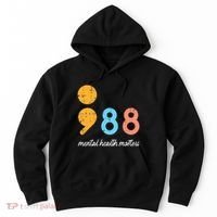 Mental Health Semicolon 98 Depression Awareness Hoodie thumb 0