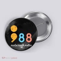 Mental Health Semicolon 98 Depression Awareness Button thumb 0