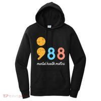 Mental Health Semicolon 98 Depression Awareness Women's Hoodie thumb 0