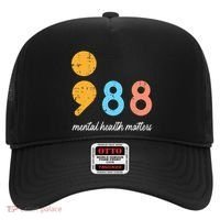 Mental Health Semicolon 98 Depression Awareness Hat thumb 0