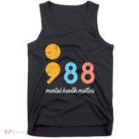 Mental Health Semicolon 98 Depression Awareness Tank Top thumb 0