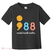 Mental Health Semicolon 98 Depression Awareness Toddler T-Shirt thumb 0