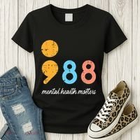 Mental Health Semicolon 98 Depression Awareness Women's T-Shirt thumb 3