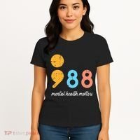 Mental Health Semicolon 98 Depression Awareness Women's T-Shirt thumb 4