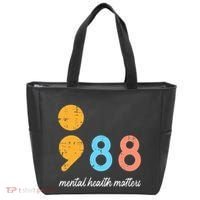 Mental Health Semicolon 98 Depression Awareness Tote Bag thumb 0