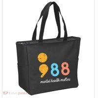 Mental Health Semicolon 98 Depression Awareness Tote Bag thumb 2