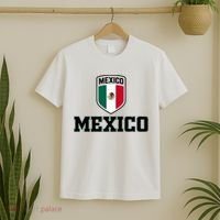 Mexico Heritage Shield Crest Soccer Fan T-Shirt thumb 2